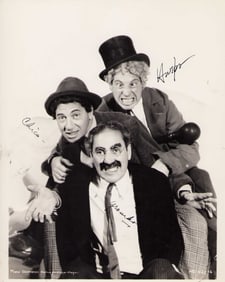 The Marx Brothers signed photo