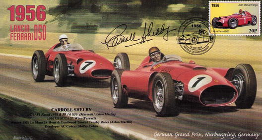 Carroll Shelby signed Lt Ed FDC