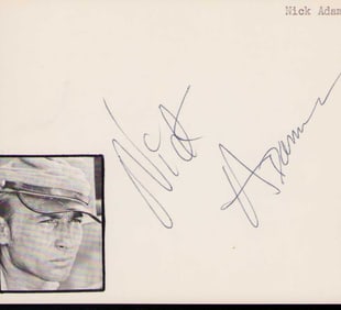 Nick Adams signature