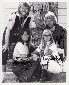 ABBA signed photograph