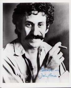Jim Croce signed photograph