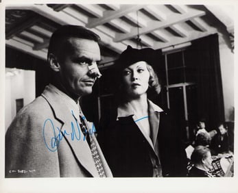 Jack Nicholson signed photograph