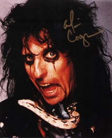 Alice Cooper signed photo