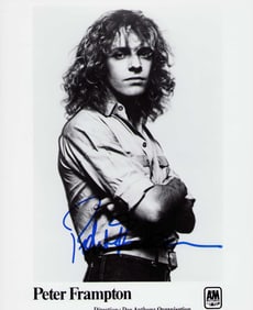 Peter Frampton signed photo
