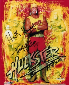 Hulk Hogan signed photo