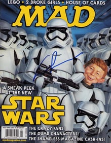 George Lucas signed MAD magazine