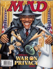 Barrack Obama signed MAG magazine