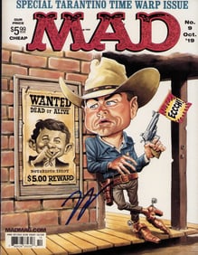 Leonardo Dicaprio signed MAD magazine