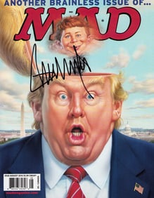 Donald Trump signed MAD magazine