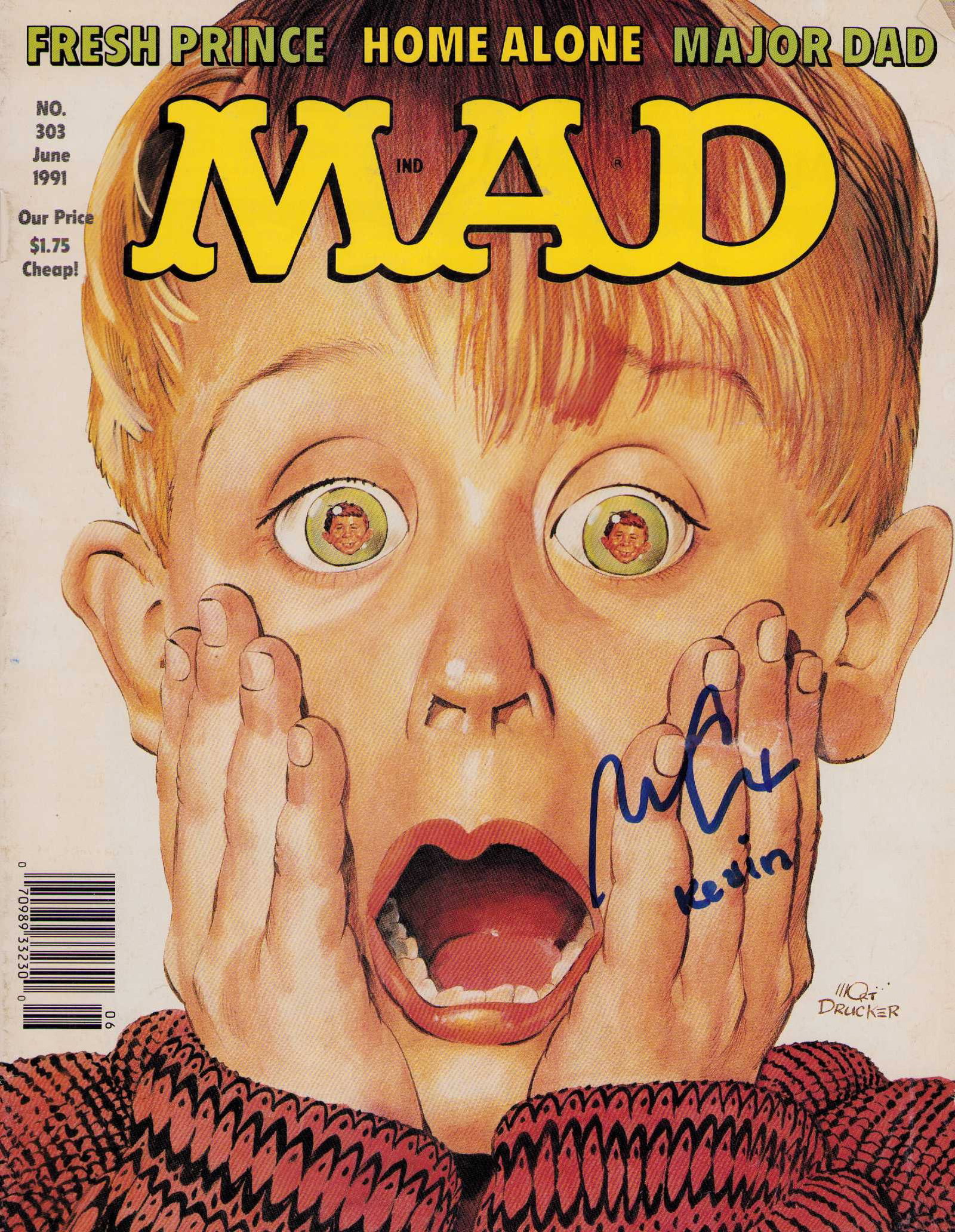 Macauley Culkin signed Mad magazine (1 of 1)