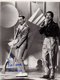 Pee Wee Herman signed photo