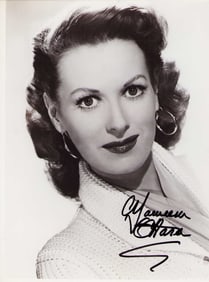 Maureen O'Hara signed photograph