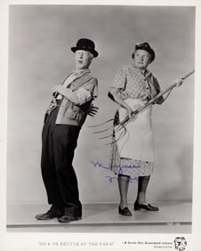 Marjorie Main signed photograph
