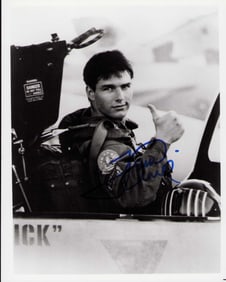 Tom Cruise Top Gun signed photograph