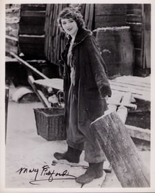 Mary Pickford signed photograph