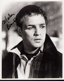Marlon Brando signed photograph