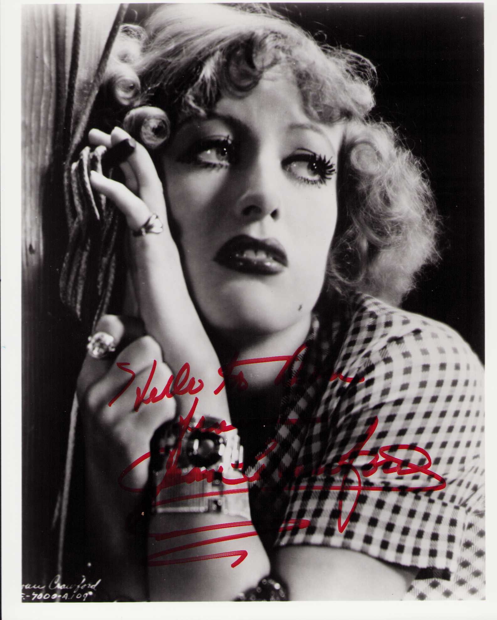 Joan Crawford signed photograph (1 of 1)