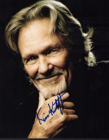 Kris Kristofferson signed photograph