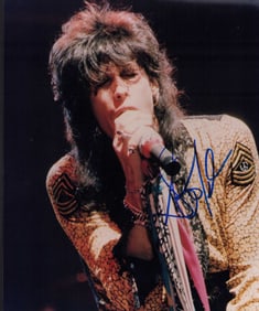 Steven Tyler signed photograph