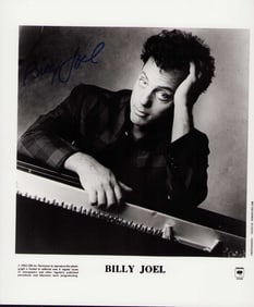 Billy Joel signed photograph