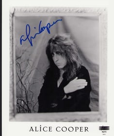 Alice Cooper signed photo