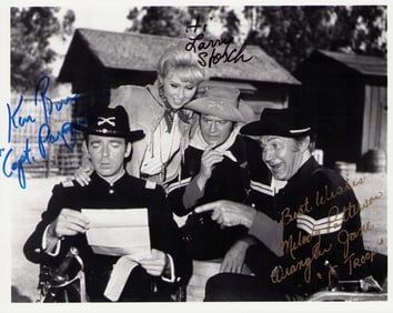 F Troop cast signed photograph