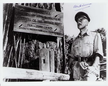 Alec Guinness signed photograph