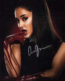 Ariana Grande signed photograph