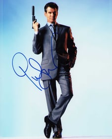 Pierce Brosnan signed photograph