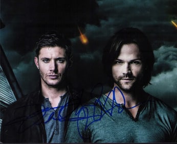Supernatural cast signed photograph