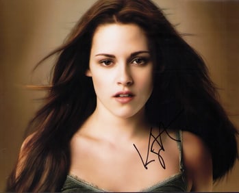 Kristen Stewart signed photograph