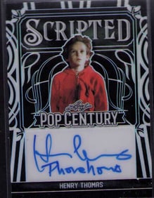 Henry Thomas signed trading card