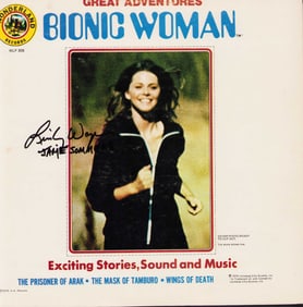 Bionic Woman LP signed