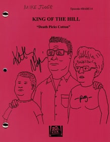 King of the Hill signed script