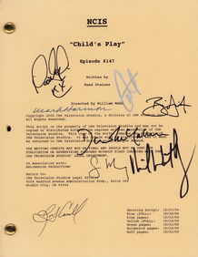NCIS signed script