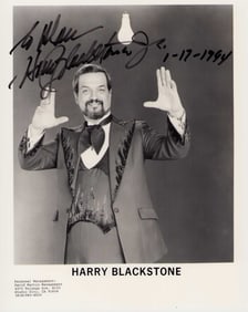 Harry Blackstone Jr signed photograph