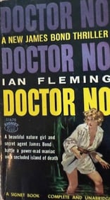 DR NO boook cast signed