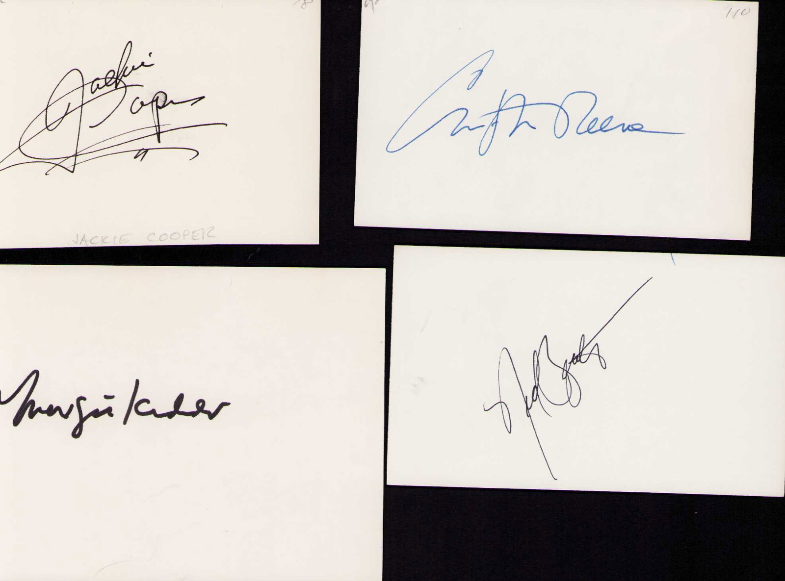Superman cast set of signatures (1 of 1)