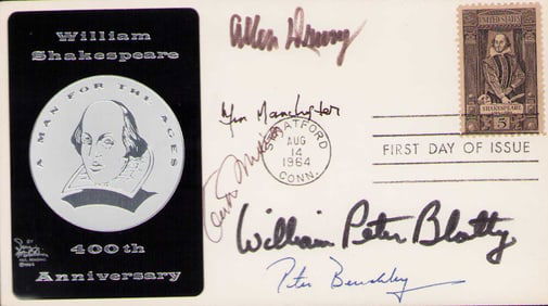 Authors RARE FDC signed