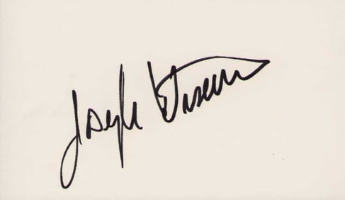 Joseph Wiseman signature