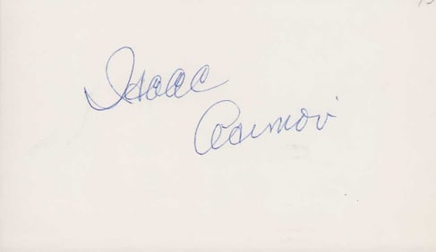 Isaac Asimov signature