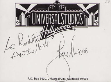 Roger Moore signature
