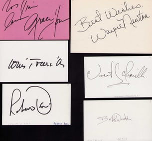 James Bond villains signature Lot