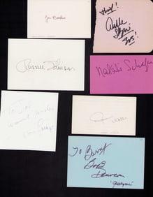Gilligans Island cast set of signatures