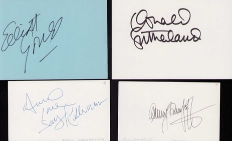 MASH the movie cast set of signatures