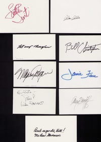 MASH TV series cast set of signatures