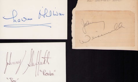 Tarzan Jane and Boy signatures
