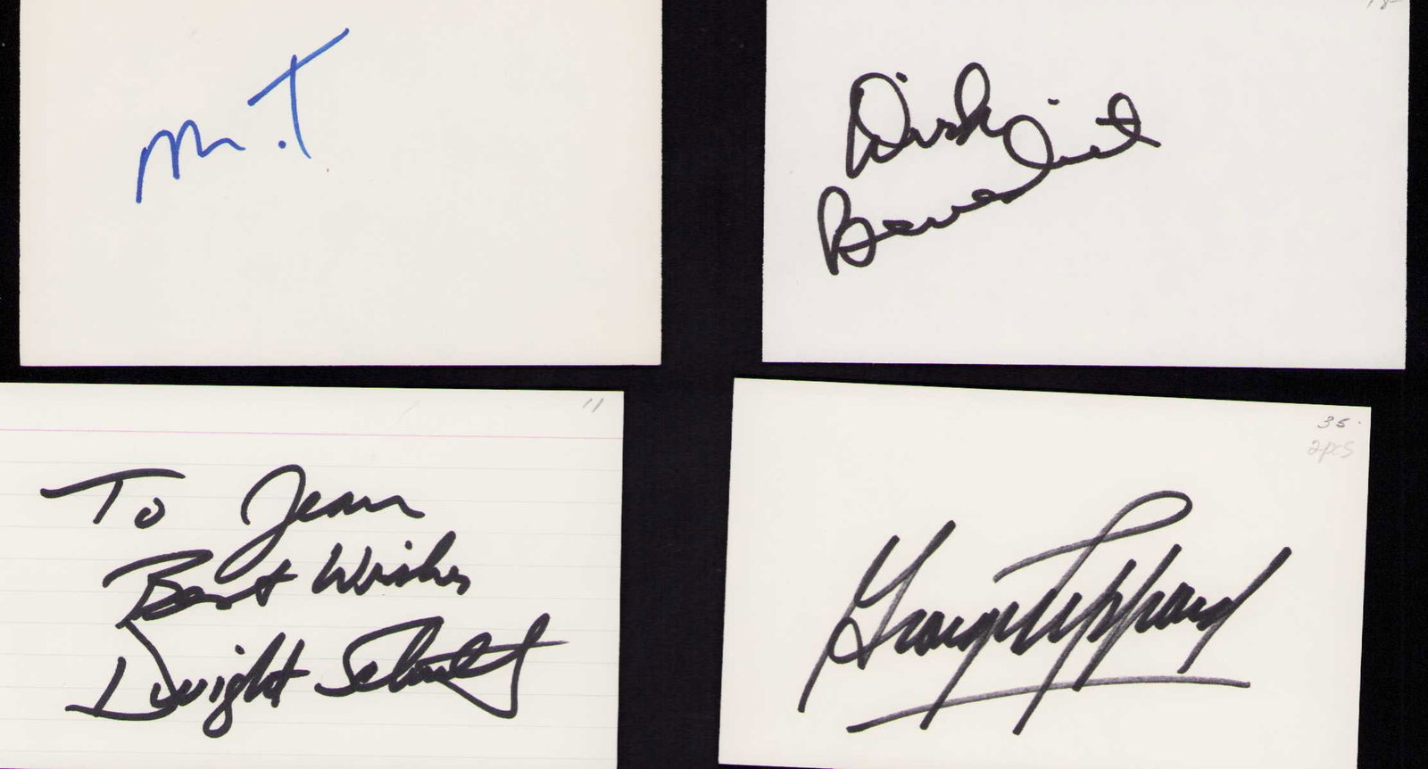 A-Team cast set of signatures (1 of 1)