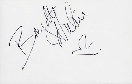 Bridgitte Neilsen signature