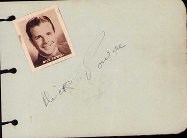 Dick Powell signature